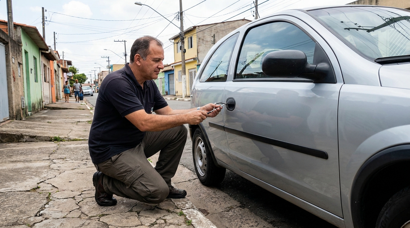 Abertura de carro sem danos por chaveiro no Derby, Recife‑PE